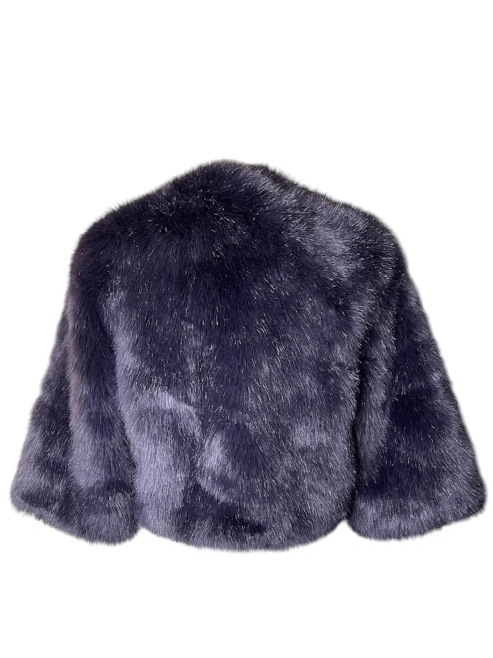 Fabulous Furs Plush Short Faux Fur Jacket Sz XL - Picture 2 of 5